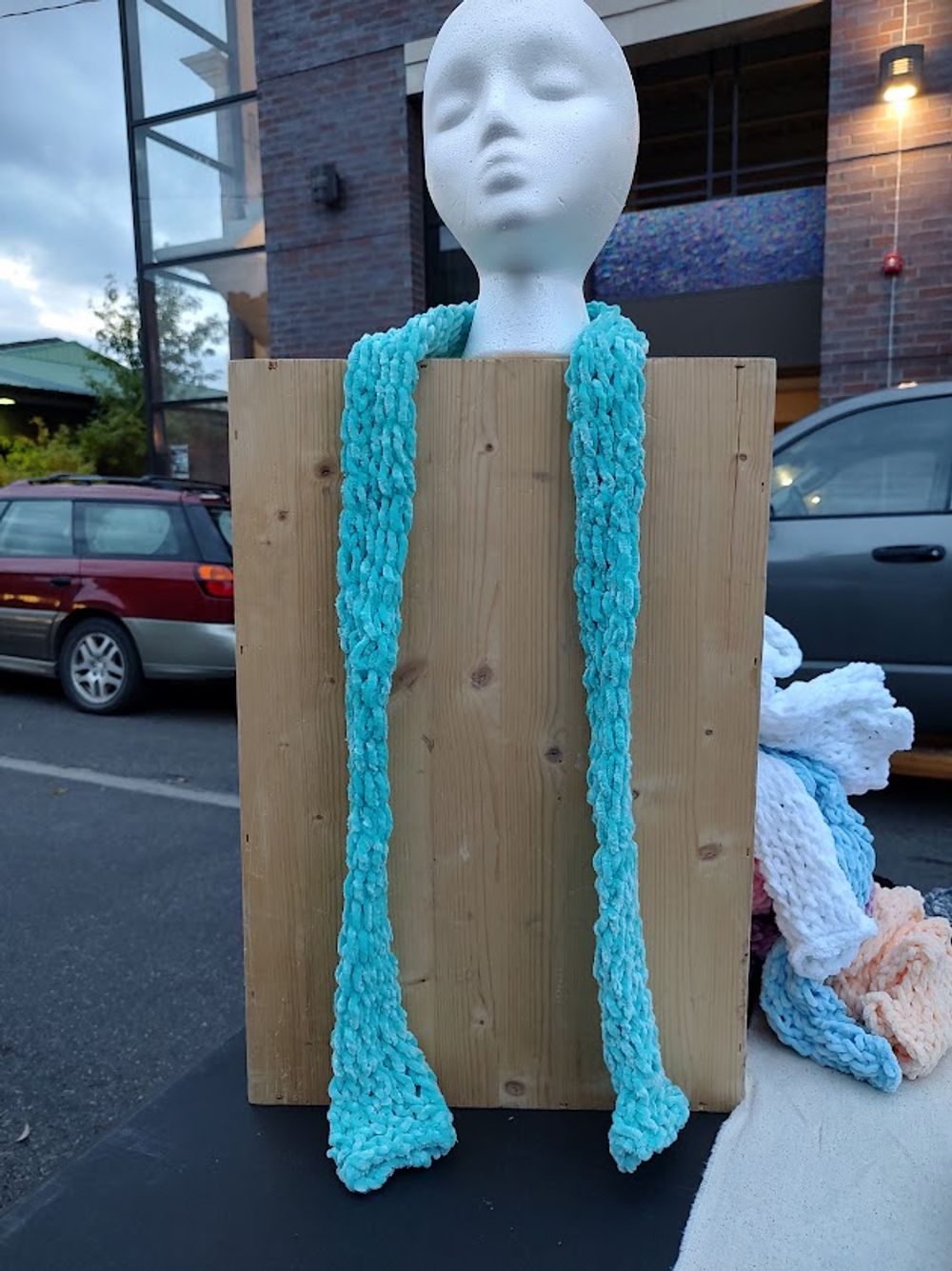 The Aqua Glow Scarf